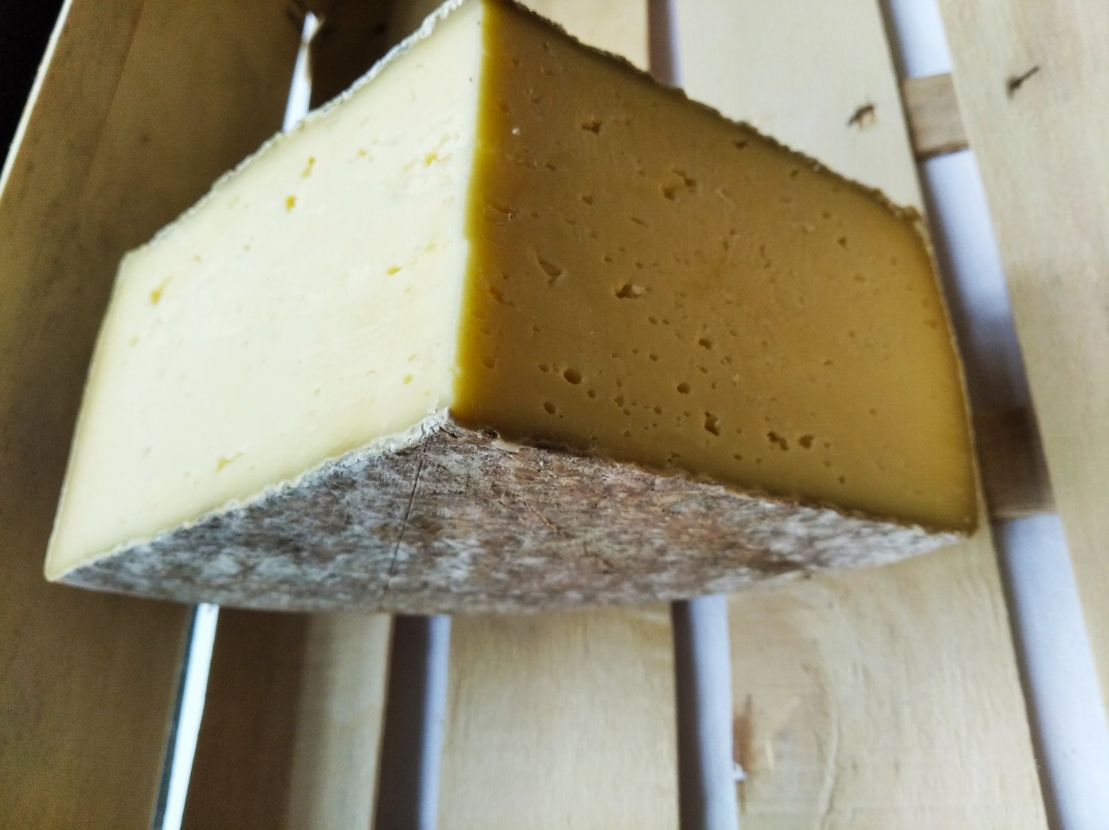 FROMAGE TOMME au lait cru entier de vache - environ 300 g - 16,40 € / kg -